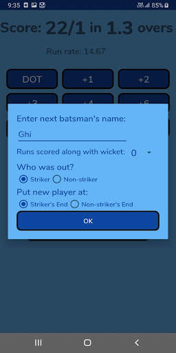 Cricket Score Counter screenshot 3