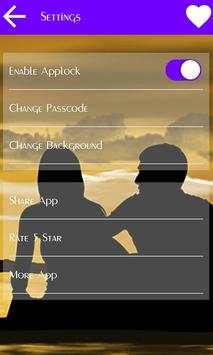 Romantic App lock Theme screenshot 2