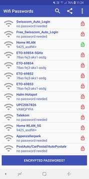 Show WiFi Passwords (Root) screenshot 1