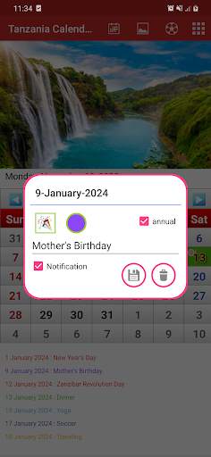 Tanzania Calendar 2024 screenshot 2