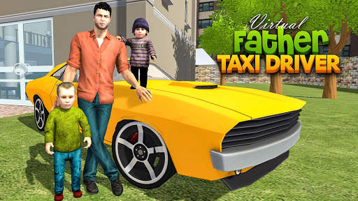 Virtual Single Dad Taxi Driver Sim screenshot 6
