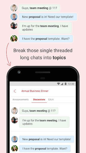 Dome - Messenger & Organizer screenshot 2