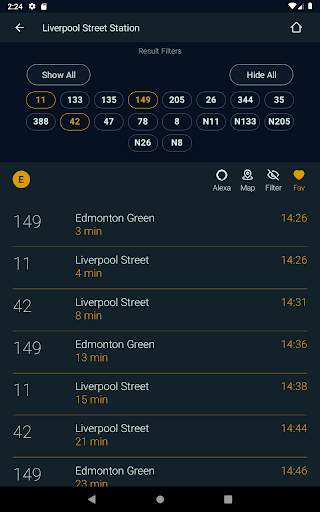 BusDue: Live London bus arrival time screenshot 8