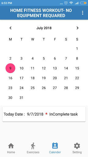 Bodybuilding app screenshot 4