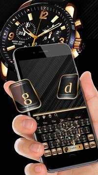 Golden Black Watch Keyboard screenshot 1