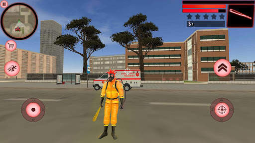 Immortal Flame Boy Rope Hero - Flying SuperHero screenshot 2