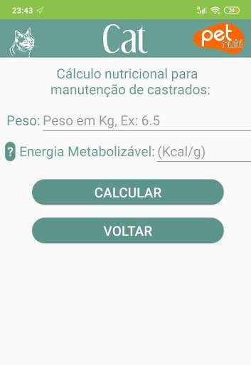 PetNutri Cat (Free) screenshot 2