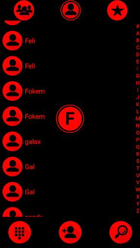 THEME MATERIAL M RED2 EXDIALER screenshot 2