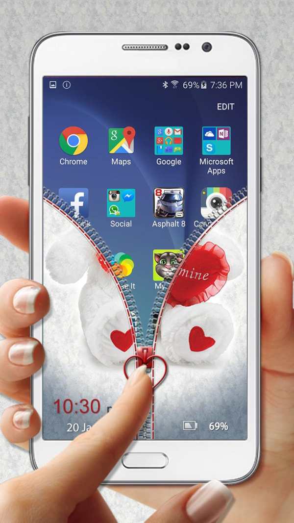 Teddy Bear Zipper Lock screenshot 4