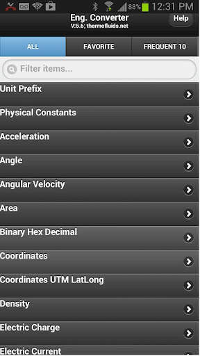 Engineering Unit Converter screenshot 1