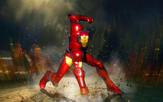 Flying Iron Superhero Flashlight Man Super Rescue screenshot 4