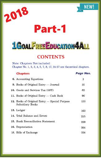 Account Class-11 Solutions (D K Goel) 2018 Part-1 screenshot 2