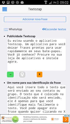 Textozap (old version) screenshot 9