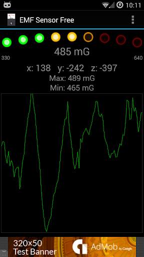 EMF Sensor Free screenshot 7