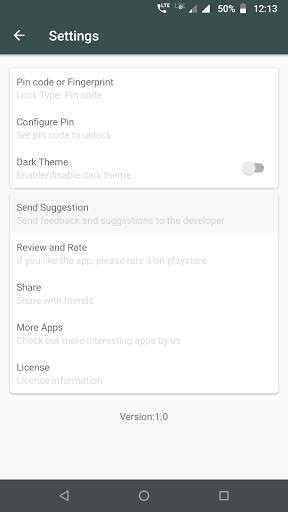 Fingerprint App Locker screenshot 4
