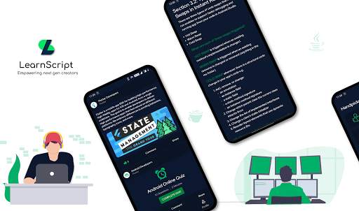LearnScript | Free Project based Code Learning App screenshot 1