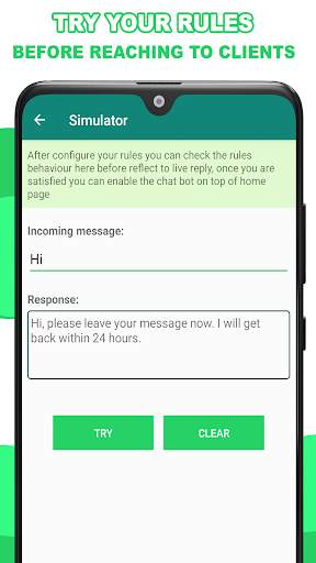 First Reply - Auto Reply Chat Bot for WA and WAB 5 تصوير الشاشة