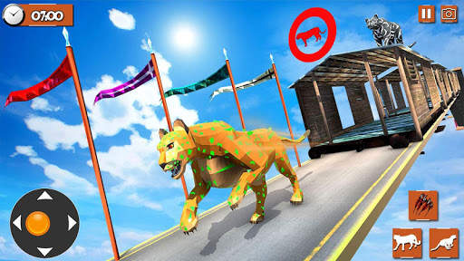 Cougar Sim 3D: Mega Ramp Parkour Run screenshot 3