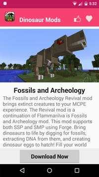 Dinosaurus Mod Untuk MCPE. screenshot 4