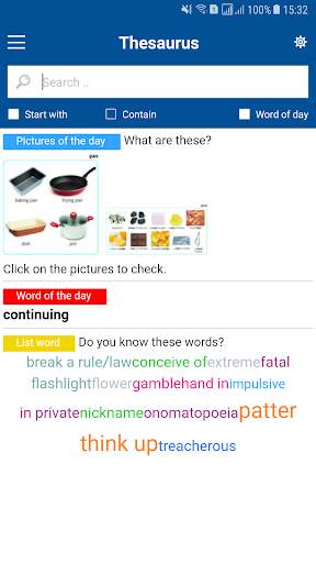 Collocations Thesaurus Offline screenshot 3