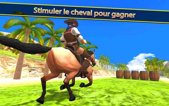 Simulateur d'équitation 3D: jeu mobile jockey screenshot 4