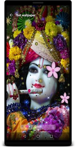 Beautiful Shri Krishna Live Wallpaper screenshot 2
