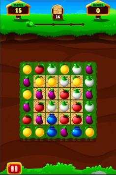 Vegetables Crush - Match 3 Game screenshot 1
