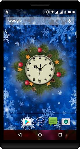 Christmas Clock LIve Wallpaper screenshot 7