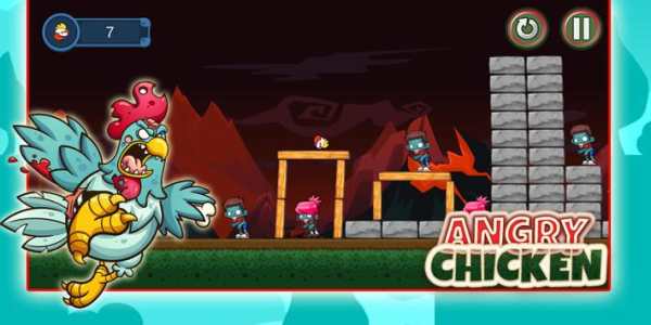Angry Chicken VS Zombies स्क्रीनशॉट 3