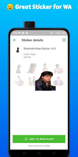 shahrukh Khan Sticker for WA screenshot 4