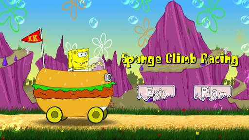 Sponge Kraby Car Hill Racing screenshot 1
