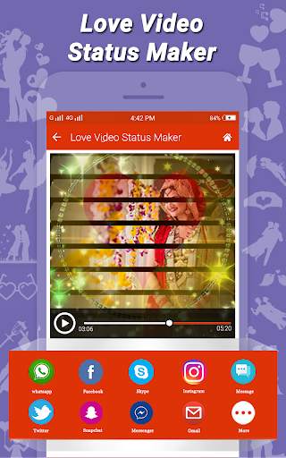 Love Video Status Maker & Video Maker With Music screenshot 6
