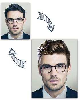 Man Hairstyle Photo Editor 1 تصوير الشاشة