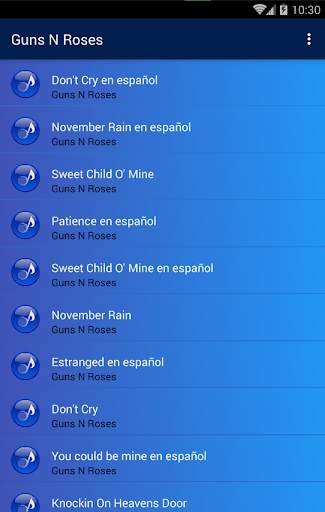 Guns N' Roses Popular Songs | Video Collection screenshot 2