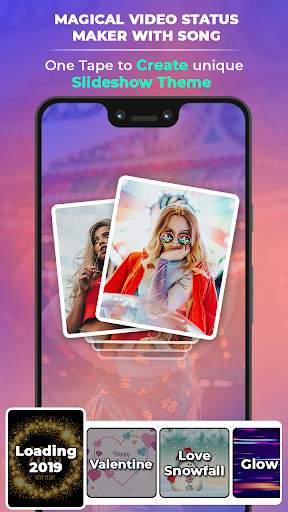 Magical Video Status Maker with Song screenshot 1