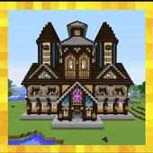 Luxury mansion for minecraft logo