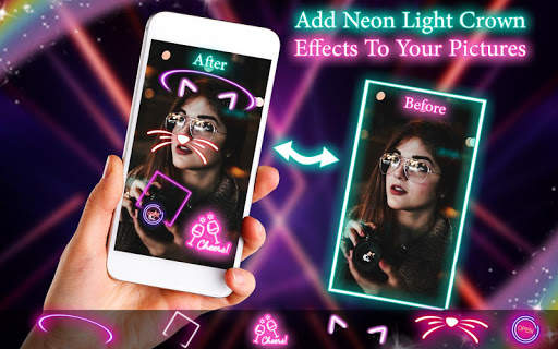 Shinning Neon Photo editor - Neon Light Effects screenshot 4