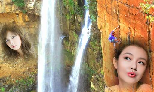 Waterfall Multi Photo Frame 2 تصوير الشاشة