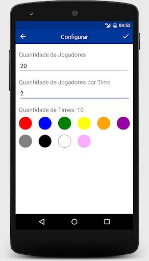 Sorteio dos Times screenshot 4