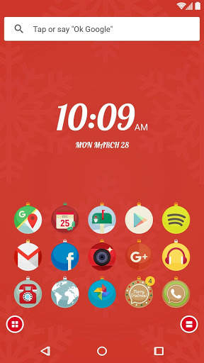 Merry Chistmas Theme for Smart Launcher screenshot 1
