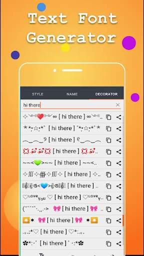 Fancy text cool fonts nickname generator free fire screenshot 1