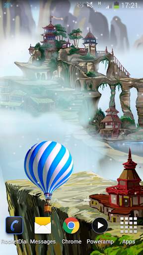 Flying World Live Wallpaper screenshot 1