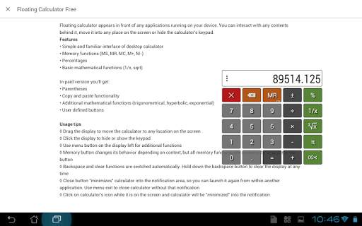 Floating Calculator Free screenshot 6