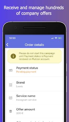Flutizer - Make money with your social networks screenshot 8