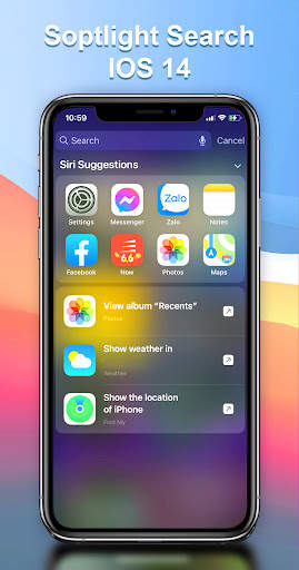 Launcher IOS 14 & iphone X Launcher screenshot 4