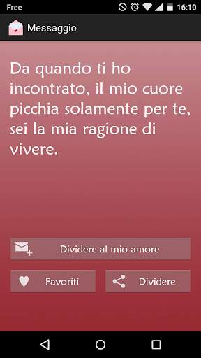 Messaggi di amore SMS screenshot 3