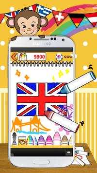Coloring game - Flags Europe 2 screenshot 3