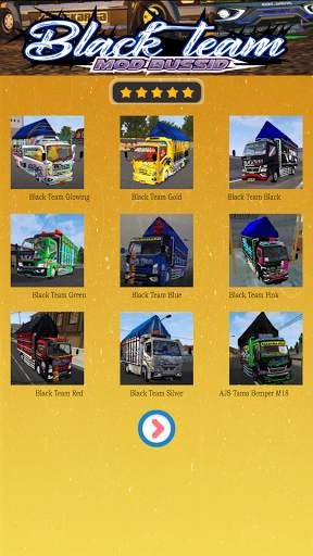 Mod Bussid Black Team screenshot 2