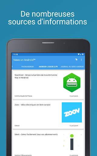 Nouvelles sur Android™ screenshot 12