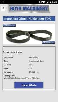 Royo Machinery screenshot 5